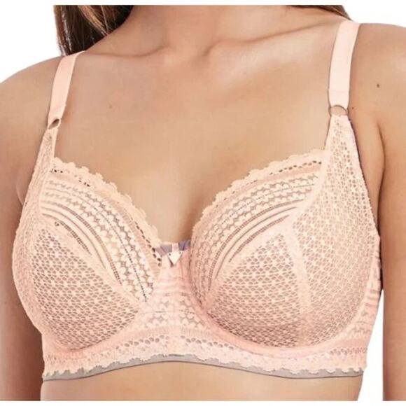 Freya Daisy Lace Balcony Bra Blush AA5132BLH Womens 32K - Picture 1 of 7